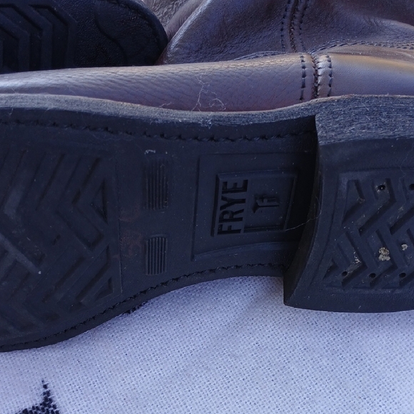 Frye Dark Leather Ankle Boots - Picture 7 of 16